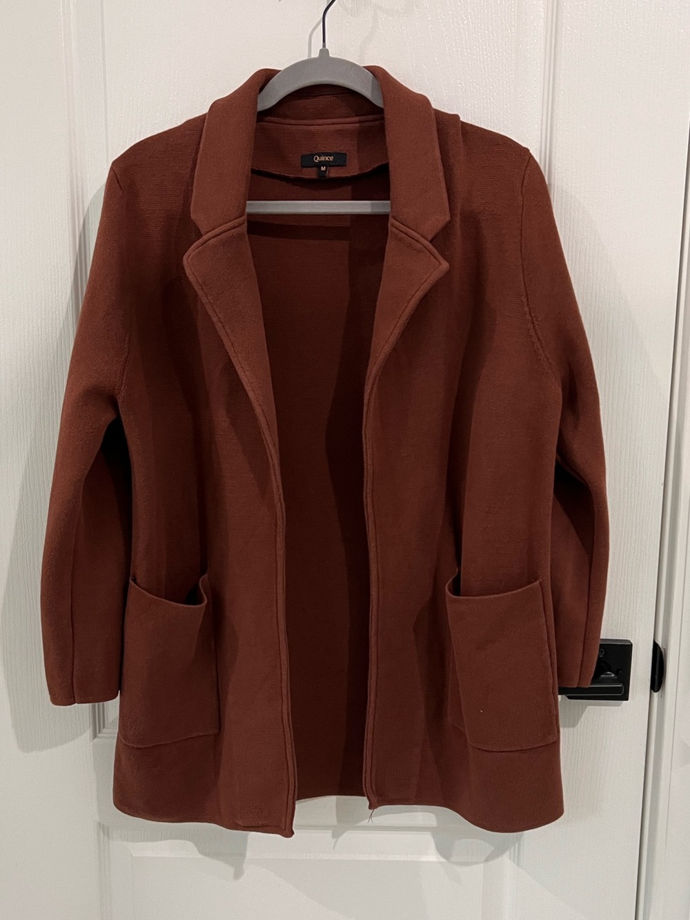 Quince 100% Organic Cotton Knit Blazer